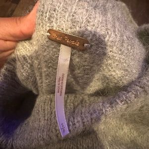 Grey free people sweater oversized size small